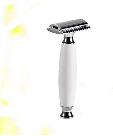 Doitool Vintage Stainless Steel Manual Razor with Long Handle & Cooling Gel - Perfect for Men s Shaving - Buy Online on GoSupps.com