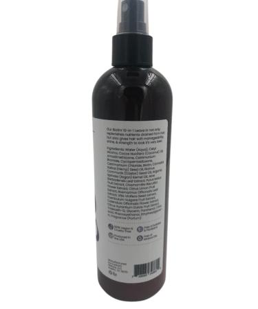 Custom Nature 100% Pure Biotin Thickening Hair Treatment | 10-in-1 Leave In & Detangler - 12 fl. oz | International Shipping Available - Buy Online on GoSupps.com