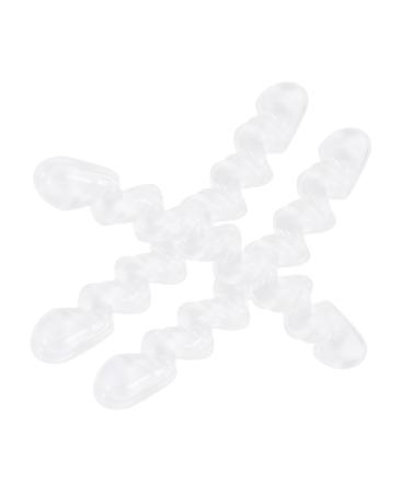 FRCOLOR 15 Pairs Anti Slip Stickers for High Heels Caterpillar Sandal Insole Half Size Stickers High Heel Cushion Inserts Insoles for High Heels Gel Material White Thicken Man