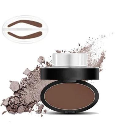Deluxe browpro stamp set Eyebrow Powder Waterproof Eyebrow Stamp Powder Seal Perfect Nature Eye Brow Powder Tinting Coloring Kit Delicate Shape Waterproof Eye Brow Stamp Powder (MEDIUM BROWN ARCHED)