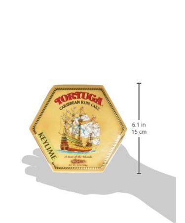 TORTUGA Caribbean Key Lime Rum Cake - 16 oz | Premium Gourmet Gift for Baskets, Parties, Holidays - Buy Online on GoSupps.com