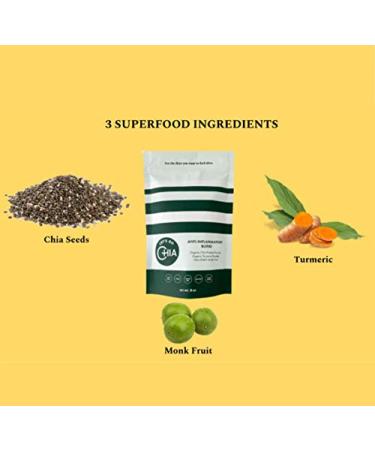 Let's Go Chia Anti-Inflammatory Superfood Powder - Gut and Joint Health, Sustained Energy - Chia Seed, Turmeric, Monk Fruit - 27 Servings - Buy Online on GoSupps.com