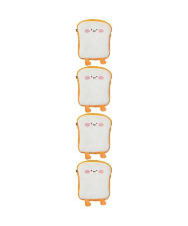 Gleavi 4 pieces of aunt's towel-storage bag pocket for menstrual bonds period hygiene bag period wallet women binding little wallet child daily use plush