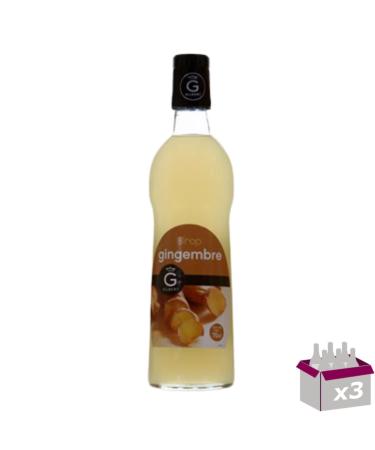 Set of 3 Rioba Syrups - Ginger - 3x70cl