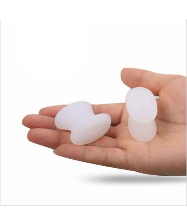 DEAVER Silicone Toe Separators Bunion Corrector Bunion Overlapping Toes Crooked of Gel Spacers for Men and Women Toe Separator Correction Thumb B 3 pairs