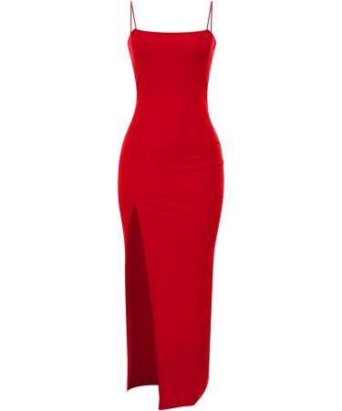 Hanxiulin Women's Glitter Evening & Party Dress | Long-Sleeved Mini Sequin Dress in Red (3XL) - Perfect for Business & Club Events - Buy Online on GoSupps.com