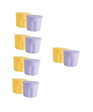 FOMIYES 10 Sets Pp Washing Bowl Portable Brush Portable Cleaner Brush Cleaner Makeup Cleaner Kit Brush Clean Bowl Makeup Brush Beauty Tool Cleaner Kit Cleaning Box Cosmetic