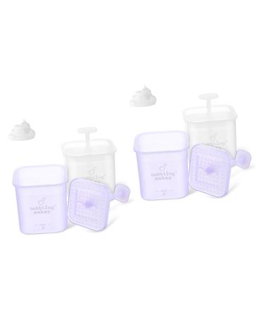 Baluue 4 Pcs Shampoo Foamer Plastic Marshmallows Foam Maker For Shampoo Foam Maker Cup 11.00X7.50X7.50CMx2pcs As Shownx2pcs