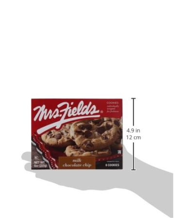 Mrs. Fields Milk Chocolate Chip Cookies 8 Count - 8oz (Pack of 2) | Delicious Treat for Chocolate Lovers - Buy Online on GoSupps.com
