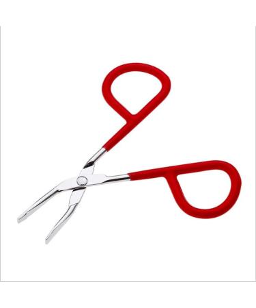 1pc Eyebrow Tweezer Stainless Steel Scissors Shaped Tweezer Slant Tip Tweezer Clip Hair Tweezer Beauty Tool(color Random) - Buy Online on GoSupps.com