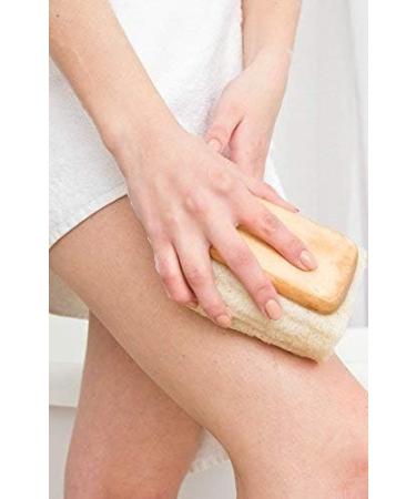 Sustainable Vegan Body Brush | Plant Fiber Bathing Brush Back Scrubber & Anti-Cellulite Tool - Buy Online on GoSupps.com