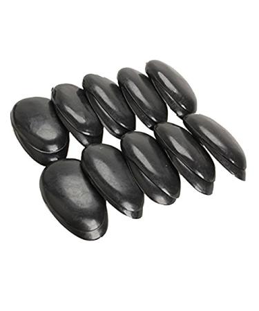 10 Pairs Black Plastic Hairdressing Coloring Ear Cover Shield Protector