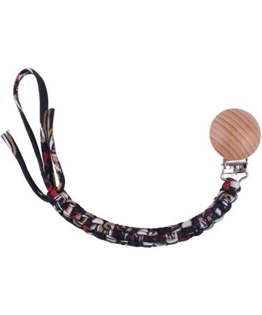 Buy GLASSNOBLE Beech Wood Pacifier Chain | Woven Cotton Clips & Nipple Holder | Durable & Stylish Baby Essentials  - Buy Online on GoSupps.com