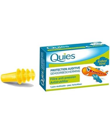 Quies Hearing Protection for Airplanes - Child-Friendly Earplugs | 1 Pair - International Shipping Available - Buy Online on GoSupps.com