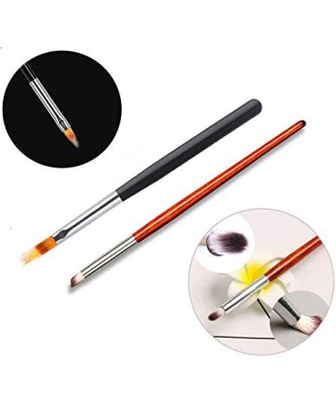 Mwoot Nail Art Brush Set with Nail Stamp Stencil Kit - 6 Brushes for Gel Nail Art Ombre Sponges & Flower Butterfly Stamping Plates - Buy Online on GoSupps.com
