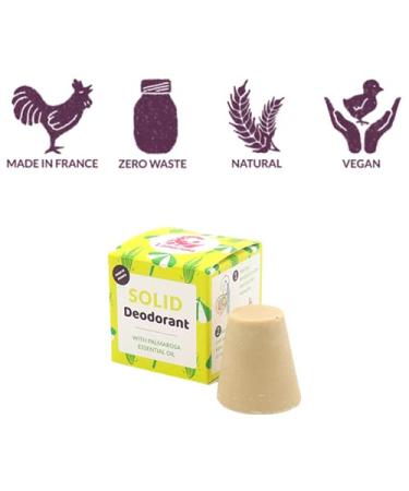 Zero Waste Plastic Free Deodorant | 100% Vegan & Organic | Hand Made in France | PH Balanced & Aluminum Free - Buy Online on GoSupps.com