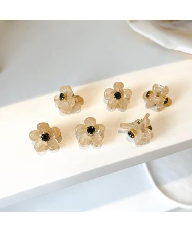 Set of 20 Black Mini Hair Clips for Girls Braided Hair Clips Bangs Clips Exquisite Side Clips Headdress Hair Clips Champagne Rhinestones 20pcs/set Champagne Rhinestones