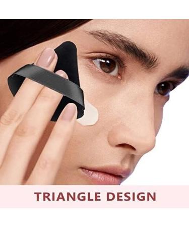 2Pcs Triangle Powder Puff Velvet Velour Puffs Soft Face Makeup blender Washable and Reusable Makeup Tool - Buy Online on GoSupps.com