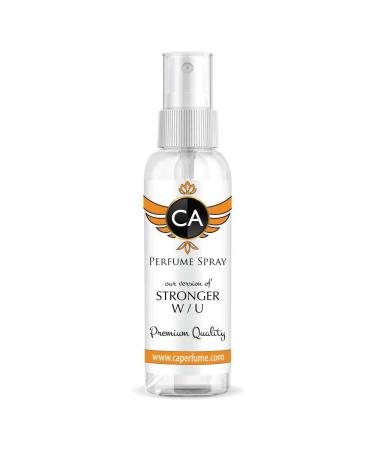 CA Perfume Impression of Stronger W/U For Men Replica Version Fragrance Dupes Concentrated Long Lasting Eau de Parfum Spray Refillable Atomizer Bottle2 Fl Oz/60ml-X1