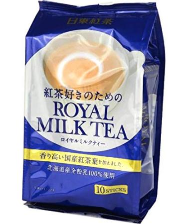 Nitto Kocha Royal Milk Tea Twin Pack - 20 Pouches, Hot or Cold, 10 Count x 2 Packs - Buy Online on GoSupps.com