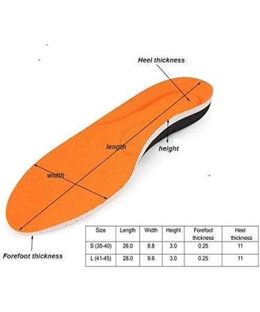 Buy Orthopedic Insoles for Flat Feet | Arch Support & Heel Pain Relief | PU Sport Running Insoles (Small) - International Shipping Available - Buy Online on GoSupps.com