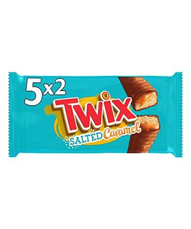 TWIX Salted Chocolate Bars Salted Caramel 460 g – Pack of 4