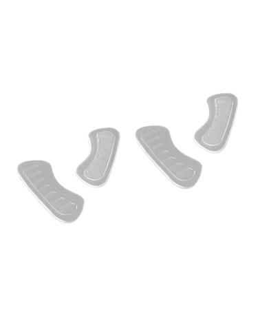 FOMIYES 6 Pairs Silicone Insoles Shoe Inserts Shoe Insoles Back Insoles Ripple Heel