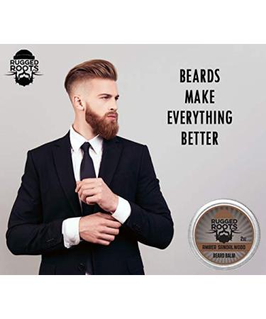 Beard Oil & Conditioner by Rugged Roots | Natural Citrus Spice Scent | Softens & Promotes Healthy Beard Growth | Perfect Gifts for Dad Brother Husband - Buy Online on GoSupps.com