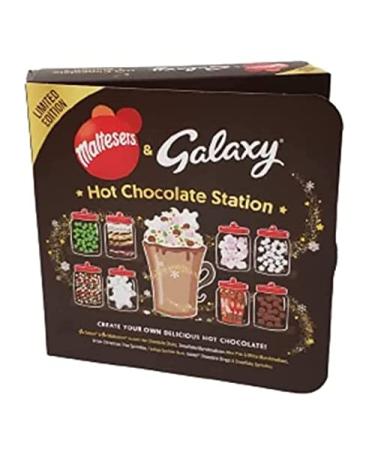 Maltesers & Galaxy Christmas Hot Chocolate Station with a Thank You Sticker -Create Your Own Delicious Hot Chocolate- 2023 Limited Edition
