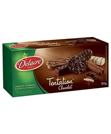 DELACRE - Chocolate Temptation 150G - Pack of 4 - free delivery
