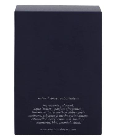 Narciso Rodriguez Him Bleu Noir Eau de Toilette Spray for Men 3.3 Ounce Wood 3.3 Fl Oz (Pack of 1) - Buy Online on GoSupps.com