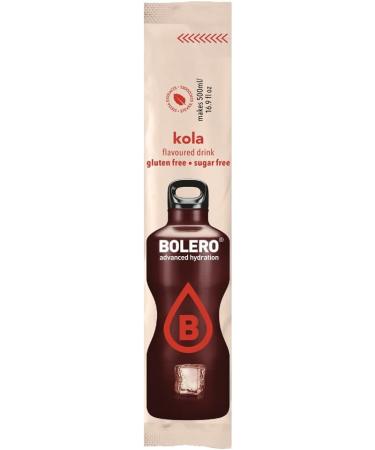  Bolero Bolero KOLA Drinks | 12 x 3g I Refreshing Powder Sugar Free with Stevia | Vitamin C | Suitable for Diabetics | Kola Taste - Buy Online on GoSupps.com