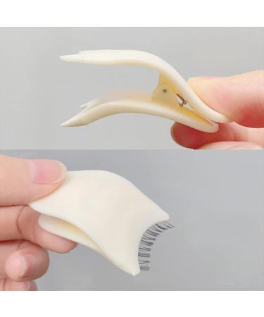 Buy 2 Pcs Plastic False Eyelash Applicator Tool - Perfect Fake Eyelashes Clamp Clip for Women & Girls | International Shipping Available - Buy Online on GoSupps.com