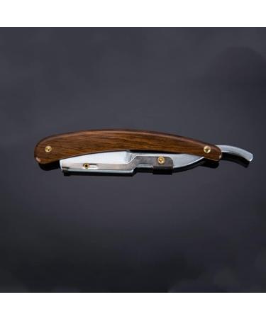 Buy Lurrose Wooden Hair Scissors & Razor - Perfect for Home Salon & Travel | Mustache Grooming Tools - Buy Online on GoSupps.com