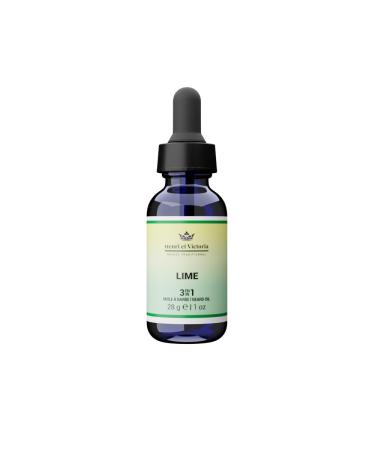 Beard Oil Lime Fragrance | Canadian Made by Skilled Artisan | Moisturizing Non-Greasy Natural Ingredients | 28g (1oz)