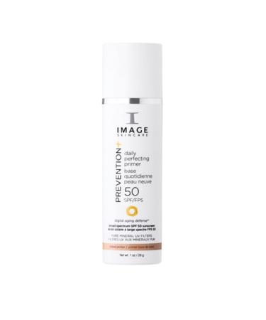 IMAGE Skincare  Prevention+ Daily Perfecting Primer SPF 50  Zinc Oxide Face Priming Sunscreen Lotion  1 oz - Buy Online on GoSupps.com