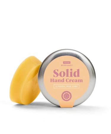 4peoplewhocare Hand Cream 30g - Vegan, Organic - Solid Cream for Dry Hands - Shea Butter, Candelilla Wax, Olive Oil - Natural Cosmetics (Box)