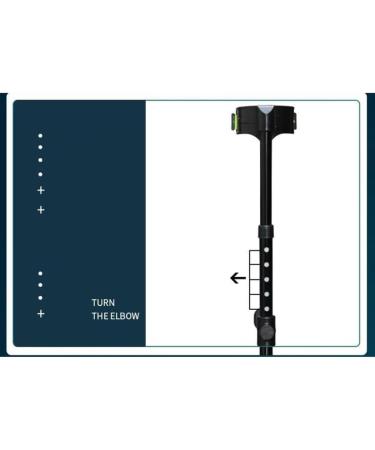 Arm Crutches Fracture Lightweight Telescopic Underarm Crutches Folding Elbow Crutches Portable Walker (Color : Schwarz Size : Non-Collapsible) Smooth Sailing - Buy Online on GoSupps.com