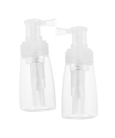 ULTECHNOVO 2pcs Powder Bottle Dry Powder Spray Bottle Fine Mist Powder Spray Bottle Powder Pump Bottle Empty Travel Makeup Bottles Travel Cosmetics Blower Hair Powder Spray Bottle Pp