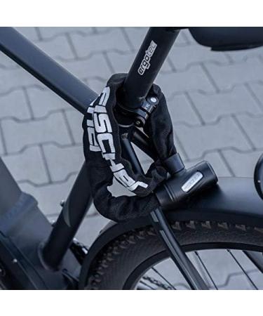 FISCHER Chain Lock with Numbers - 5mm Diameter 20mm Width 90cm Length | Secure Your Belongings | Black Uni Key Design - Buy Online on GoSupps.com