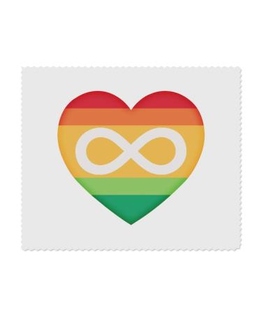 LC00019834 Infinity Flag Autism Awareness Microfiber Glasses Cleaning Cloths (2 Pack)