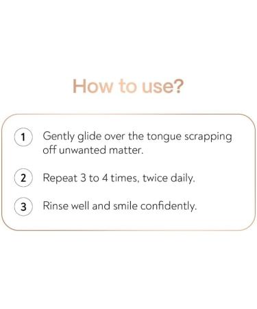 Habbits Copper Tongue Cleaner | Fresh Breath & Oral Hygiene | 100% Pure Indian Copper Tongue Scraper for Improved Taste & Bacteria Removal - Buy Online on GoSupps.com