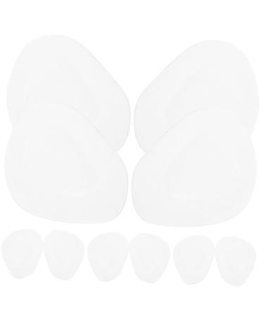 NOLITOY 10 Pairs Thicken Shoes Pad Gel Cushions Anti-Slip Insoles Forefoot Pad High Heel Insoles Shoes Accessories