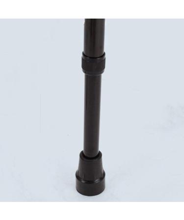 Black Textured Crutch with Semicircle Armrest Lightweight and Durable Aluminum Walking Sticks PVC Comfort Grip Easy Walking Mobility Aids Pair Selfless dedication - Buy Online on GoSupps.com