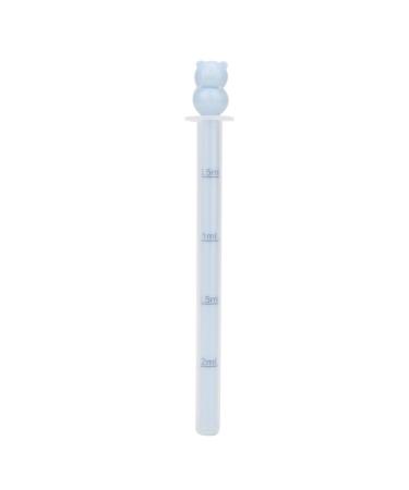 PSPSOP infant baby medicine donor liquid syringe oral baby medicine dropper liquid medication drip bottle with cap baxter latex-free for baby medicine fluid feeding (blue)