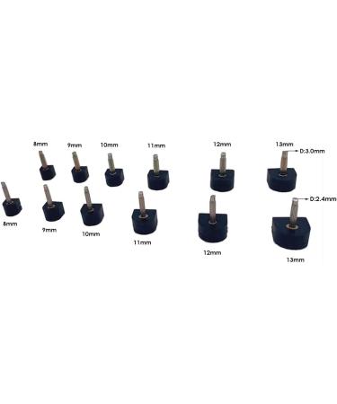 Women's High Heel Replacement Heel Tips - Size 8/9/10/11/12/13mm U Shape - Buy Online on GoSupps.com