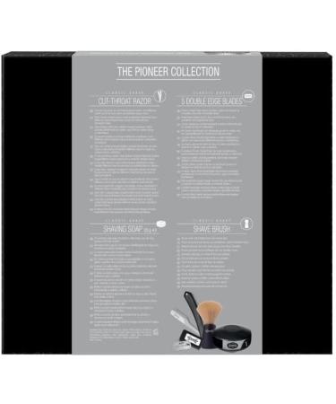 Buy WILKINSON SWORD Barbers Style - Pioneer Collection: Razor Double Blades Shaving Brush & Soap | International Shipping Available - Buy Online on GoSupps.com