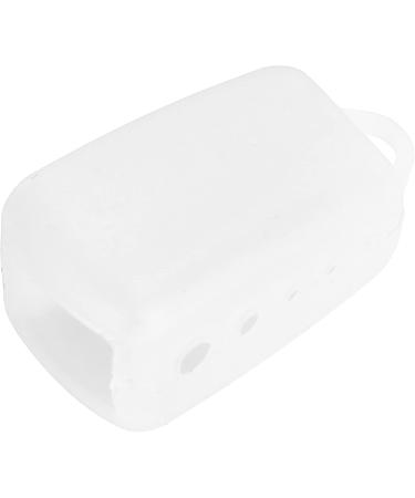 Silicone Toothbrush Head Cover - Portable & Lightweight for Camping Travel & Hiking (Translucent White - Buy Online on GoSupps.com