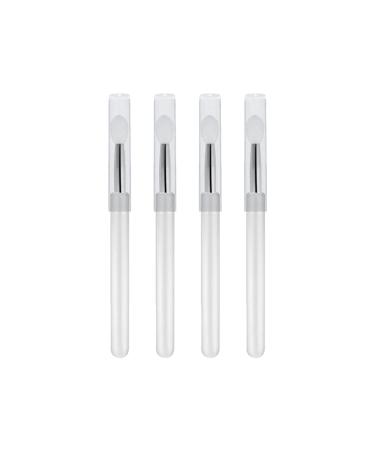 Silicone Lip Brush 4pcs Portable Lipstick Applicator Wands Lip Wands Lipstick Applicator Wands Lip Silicone Makeup Brush Highlighter Makeup Brush