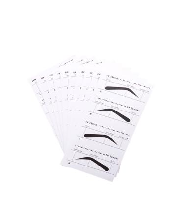 MERRYHAPY MERRYHAPY 10pcs Eyebrow Shaping Stencils Eyebrow Stencils On Eyebrow Template Eyebrow Card Eyebrow Stencils Eyebrow Shape Eyebrow Stencils